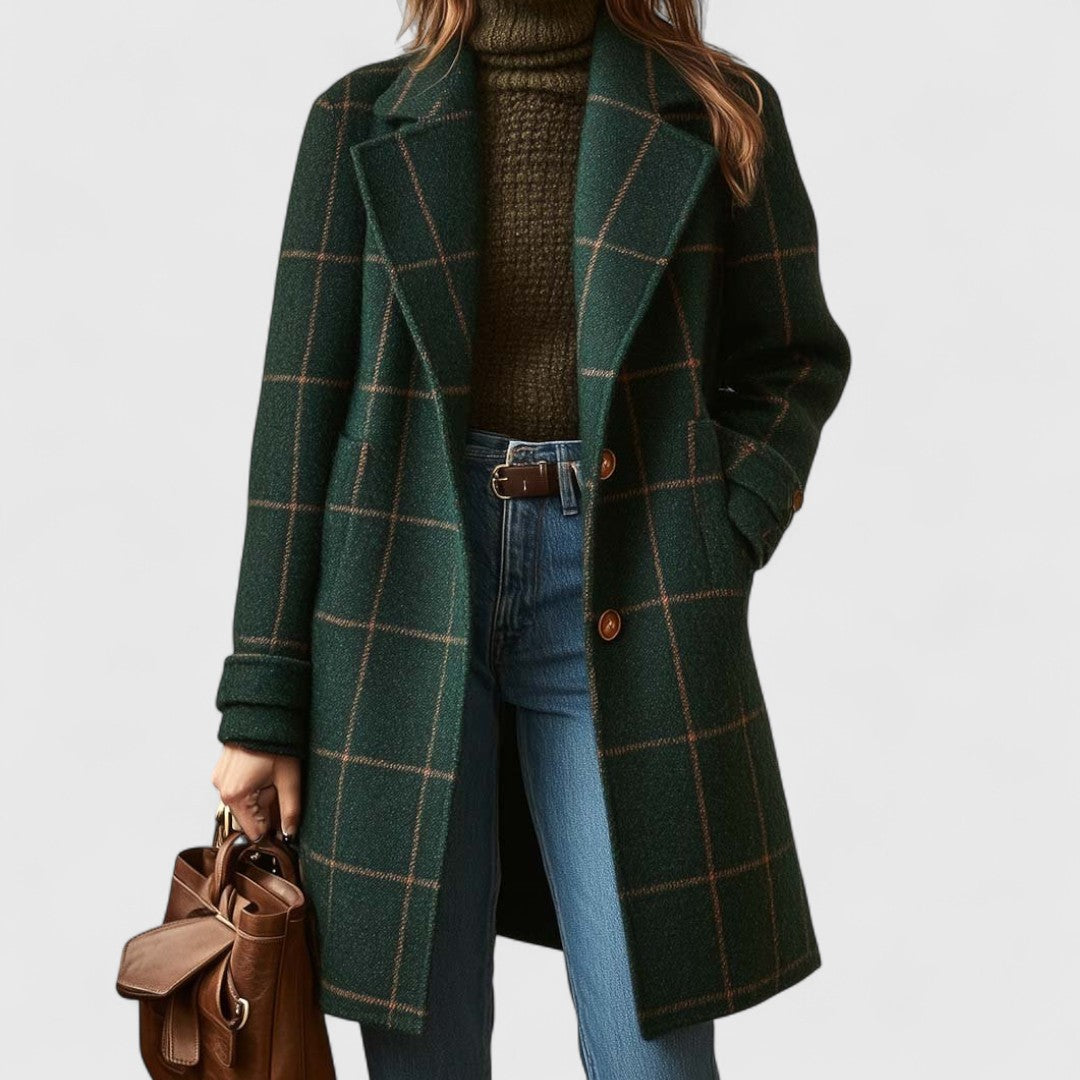 Elmont | Checked Coat