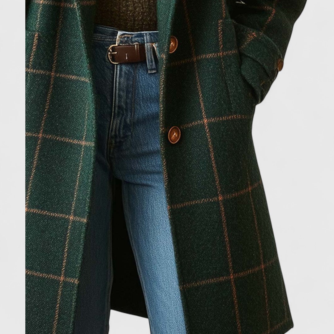 Elmont | Checked Coat