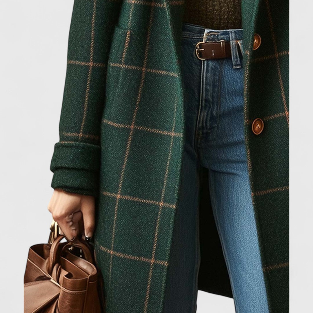 Elmont | Checked Coat
