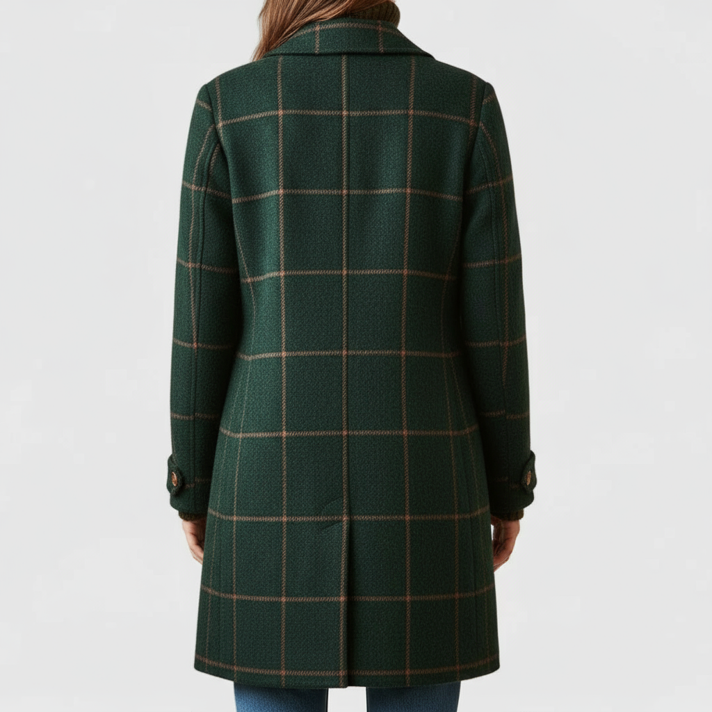 Elmont | Checked Coat