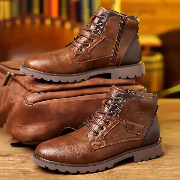 Elmont | Lace-Up Leather Boots
