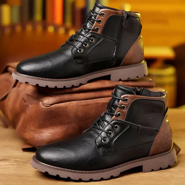Elmont | Lace-Up Leather Boots