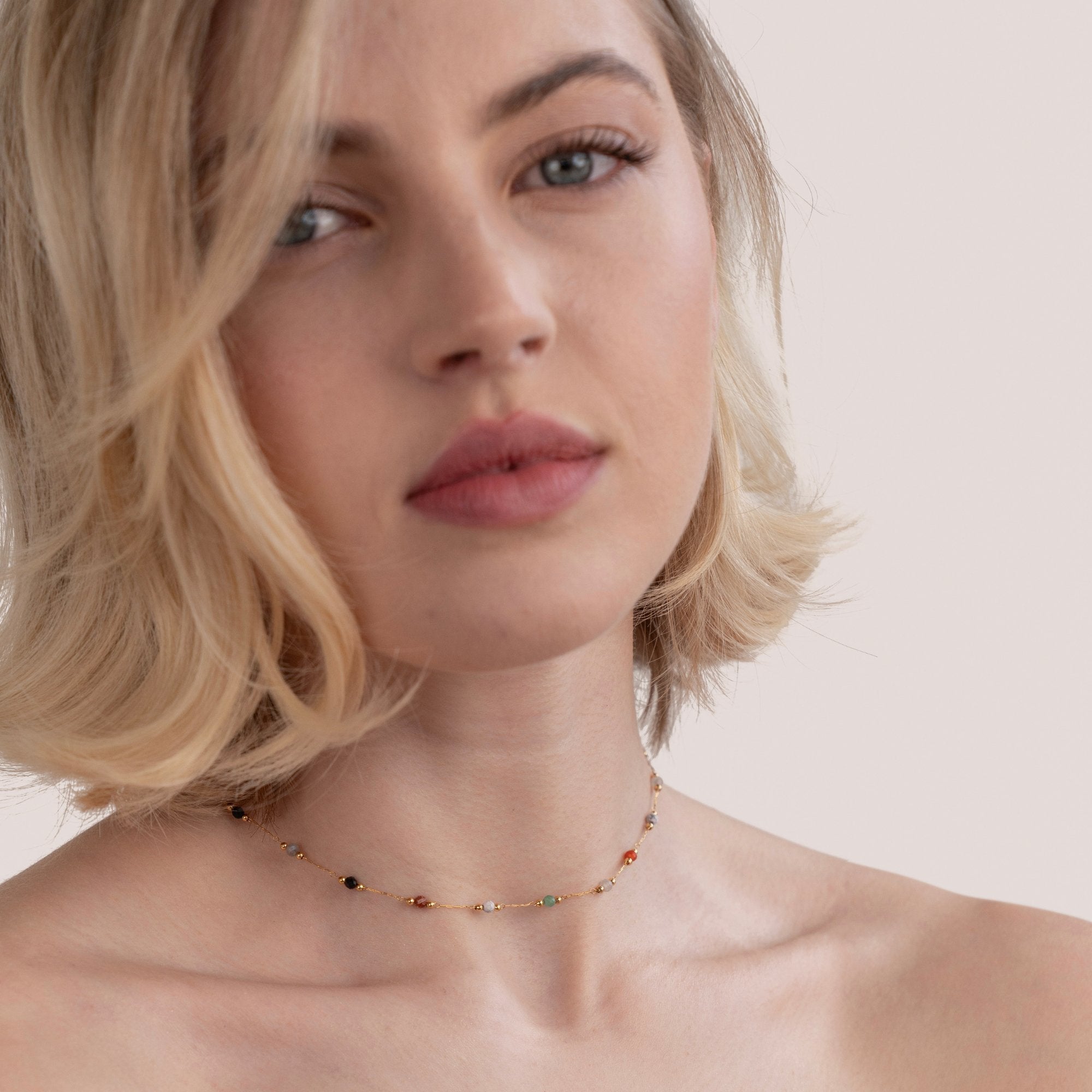 Elmont | Minimalist Stone Pendant Necklace