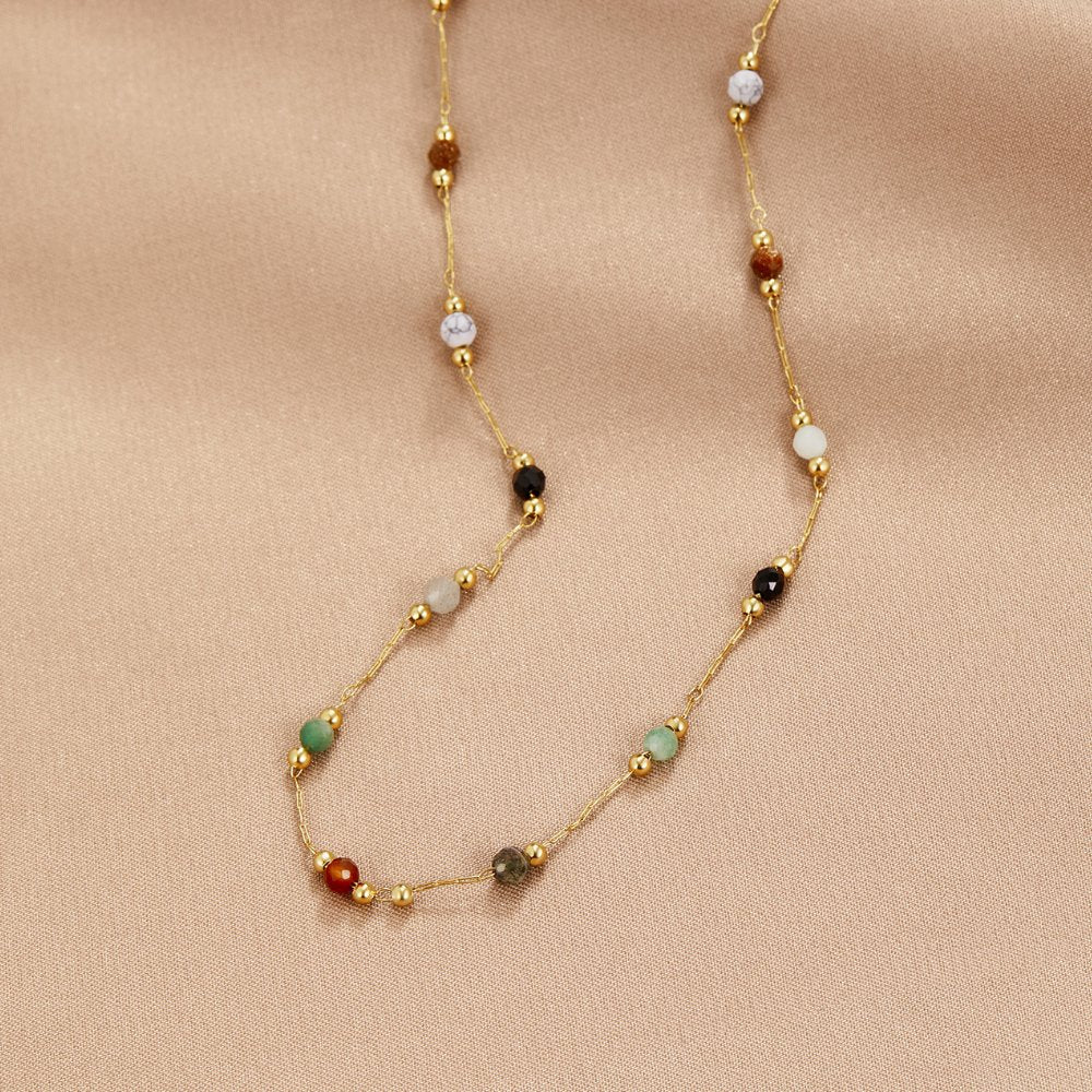 Elmont | Minimalist Stone Pendant Necklace