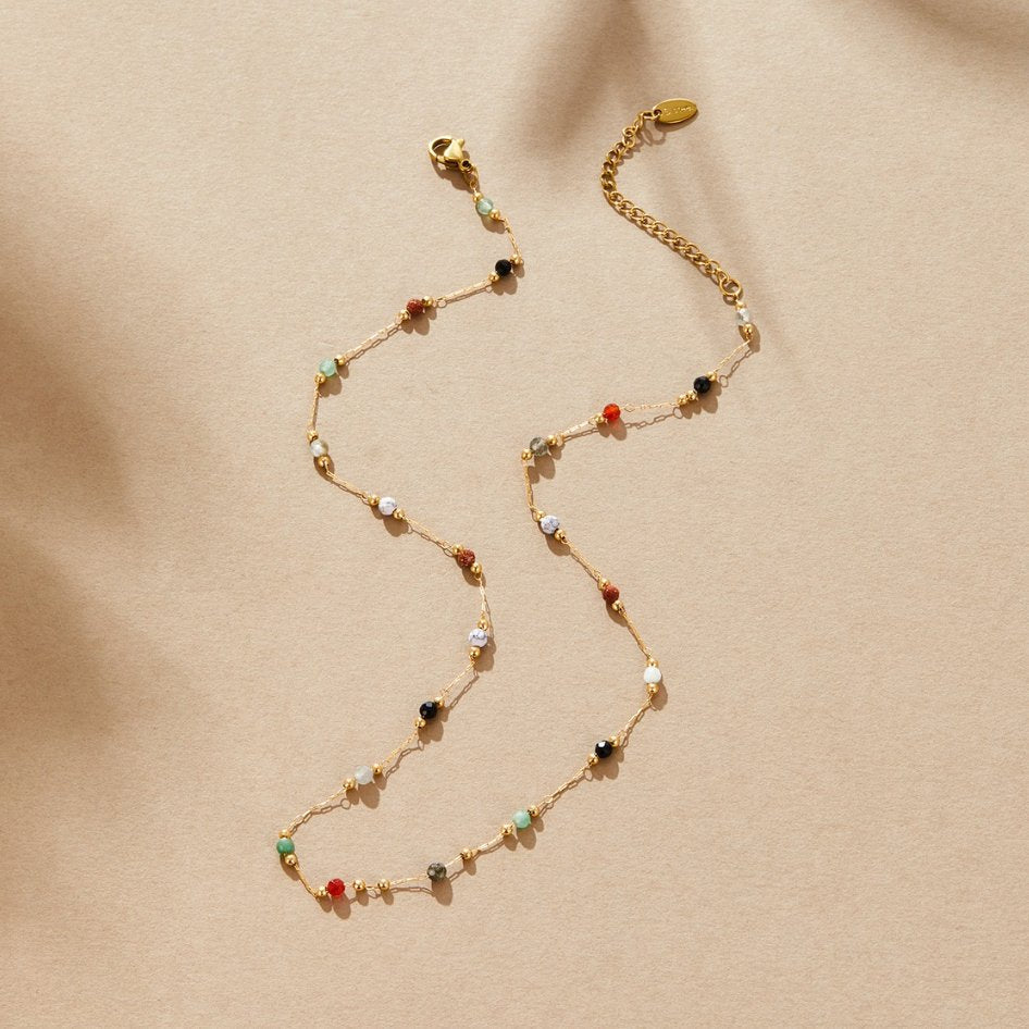 Elmont | Minimalist Stone Pendant Necklace