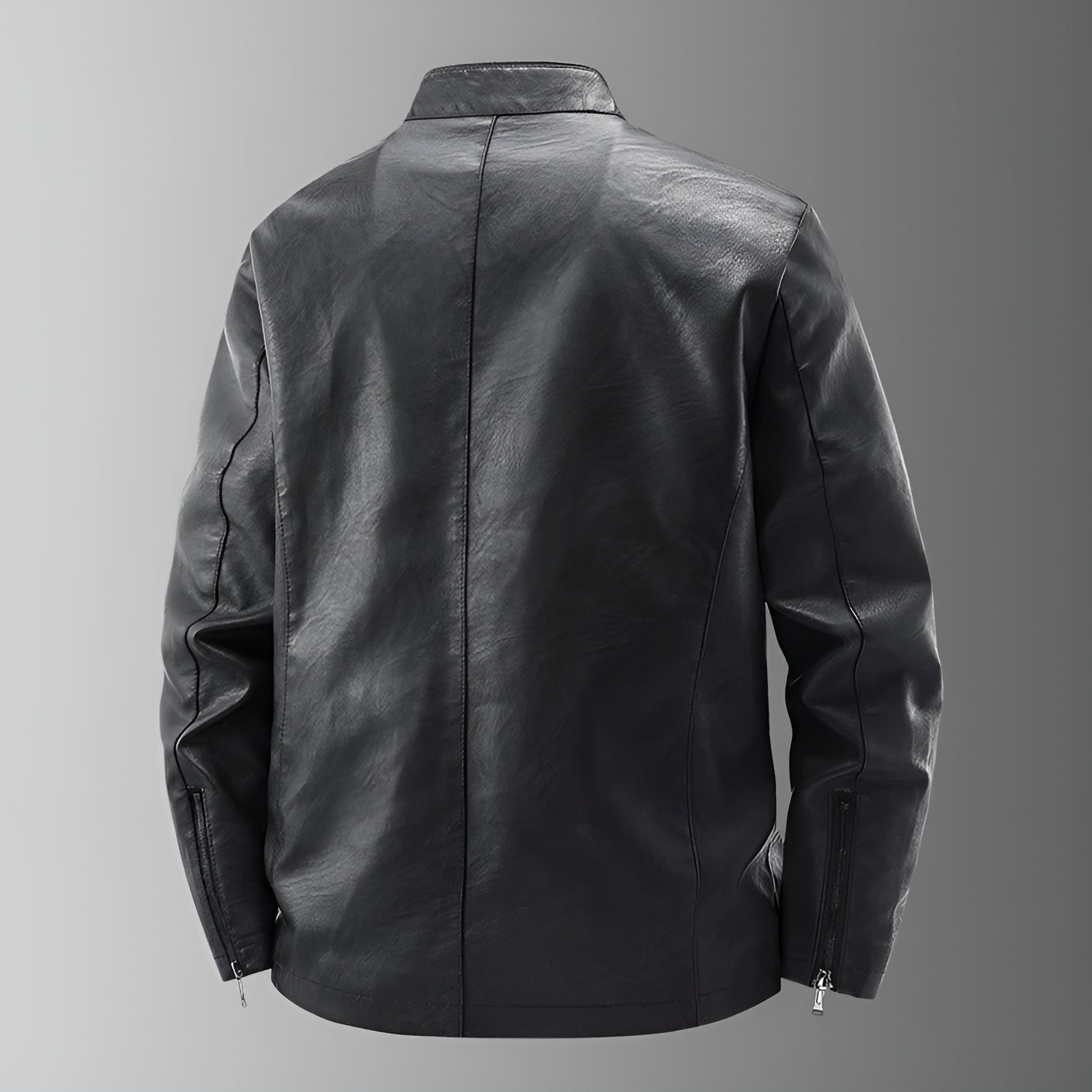 Elmont | Leather Biker Jacket