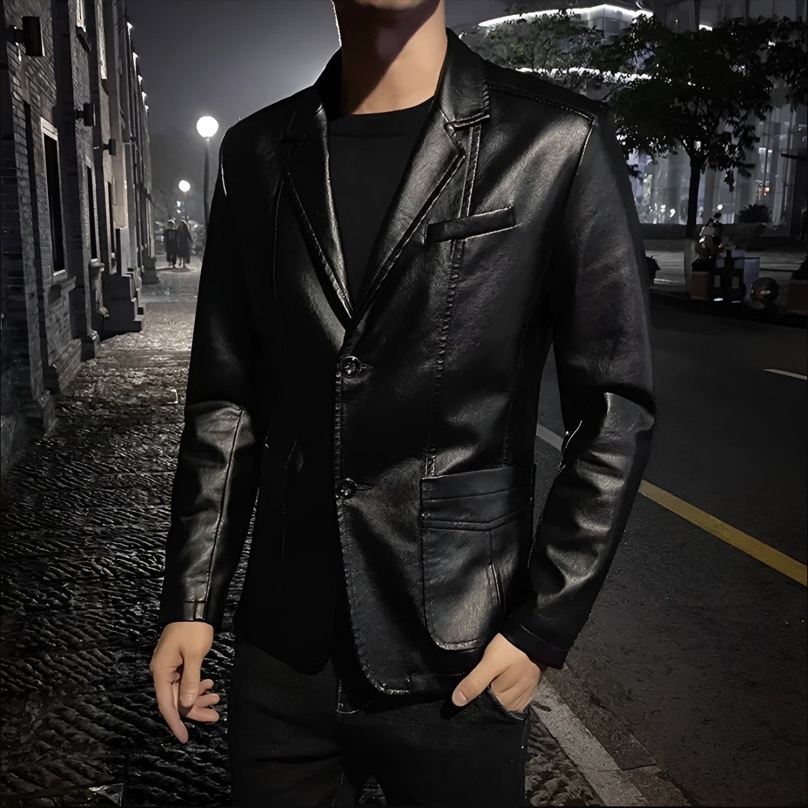 Elmont | Men's Business Casual Leather Jacket