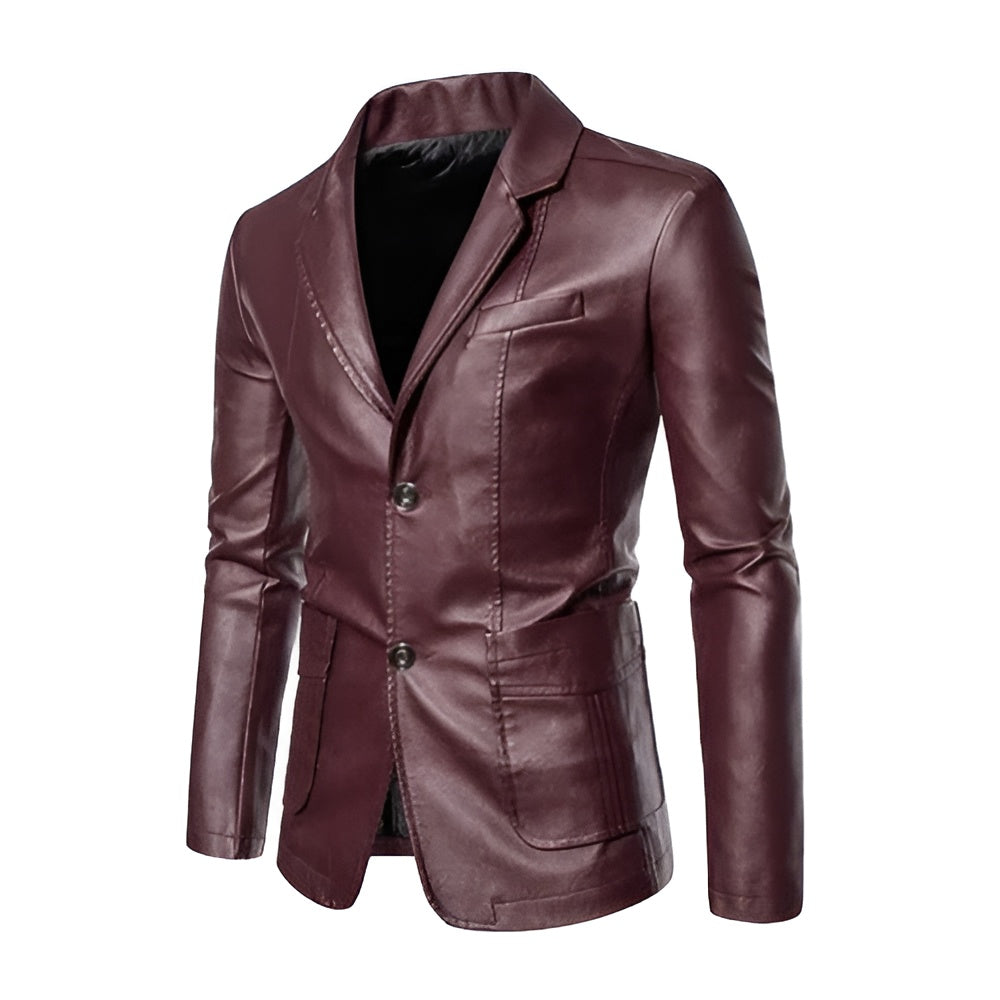 Elmont | Men's Business Casual Leather Jacket