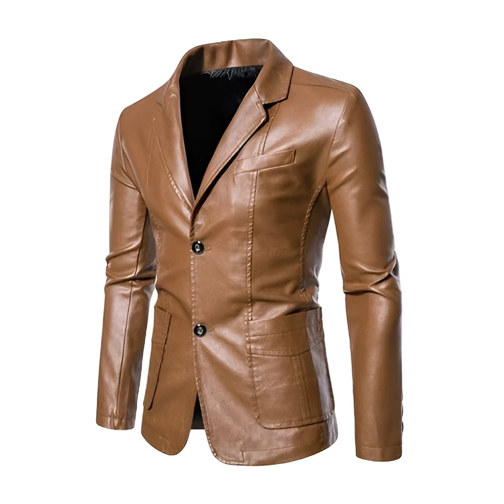 Elmont | Men's Business Casual Leather Jacket