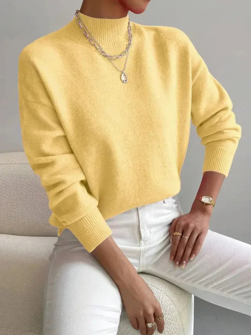 Elmont | High-Neck Knit Sweater