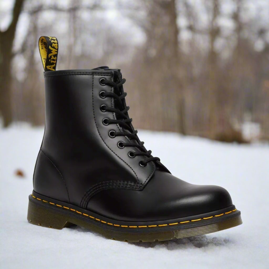 Elmont | PU Leather Lace-Up Boots