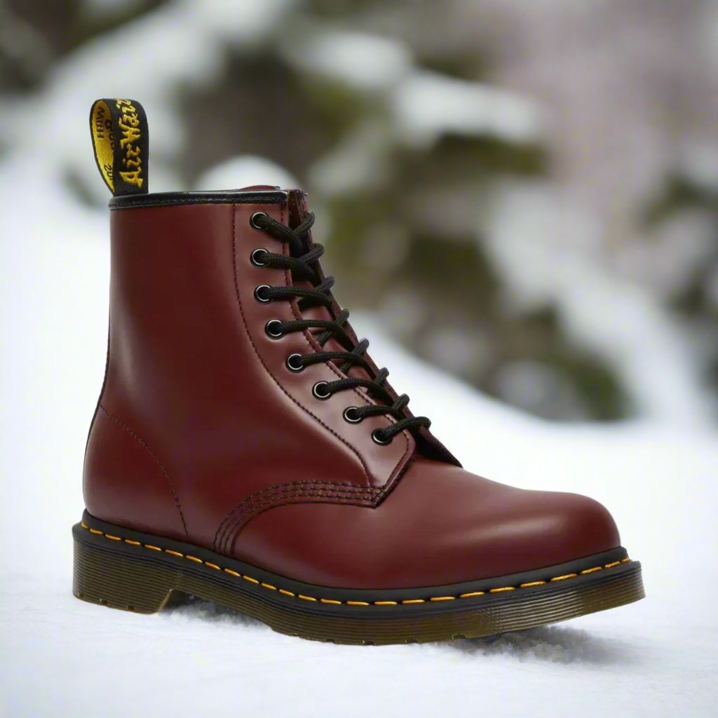 Elmont | PU Leather Lace-Up Boots