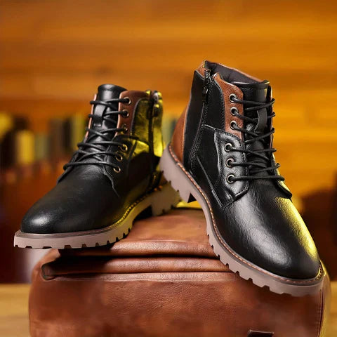 Elmont | Lace-Up Leather Boots