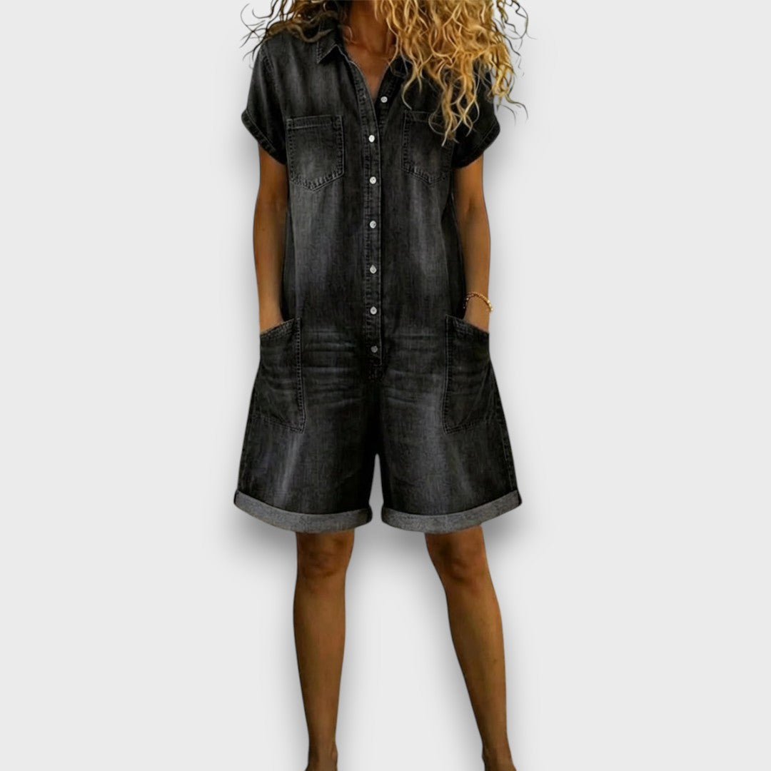 M&H | Denim-Look Cotton Overalls