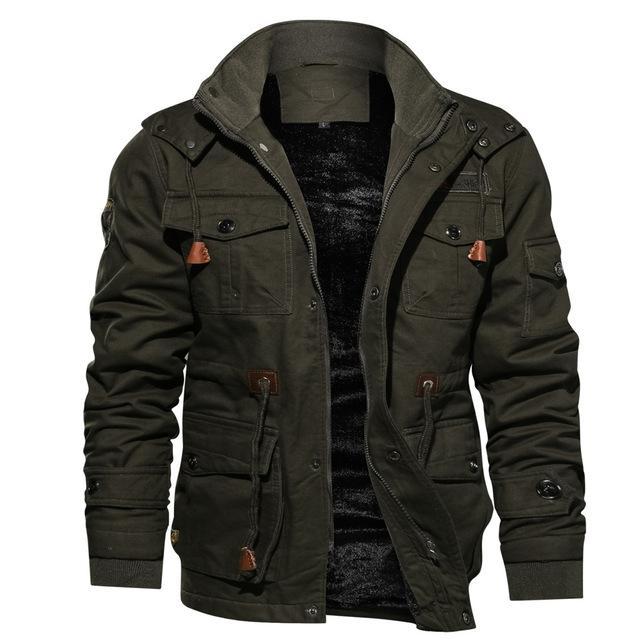 Elmont | Hooded Cotton Winter Military Jacket