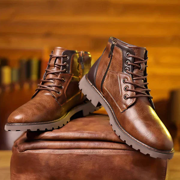 Elmont | Lace-Up Leather Boots