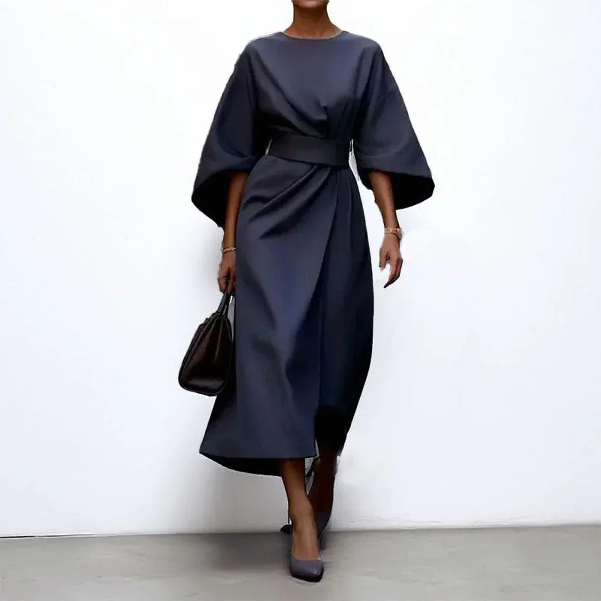 M&H | Belted Maxi Dress