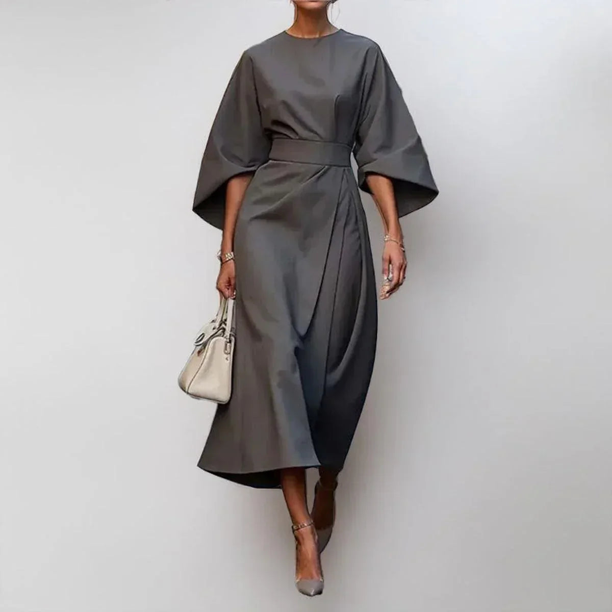 M&H | Belted Maxi Dress