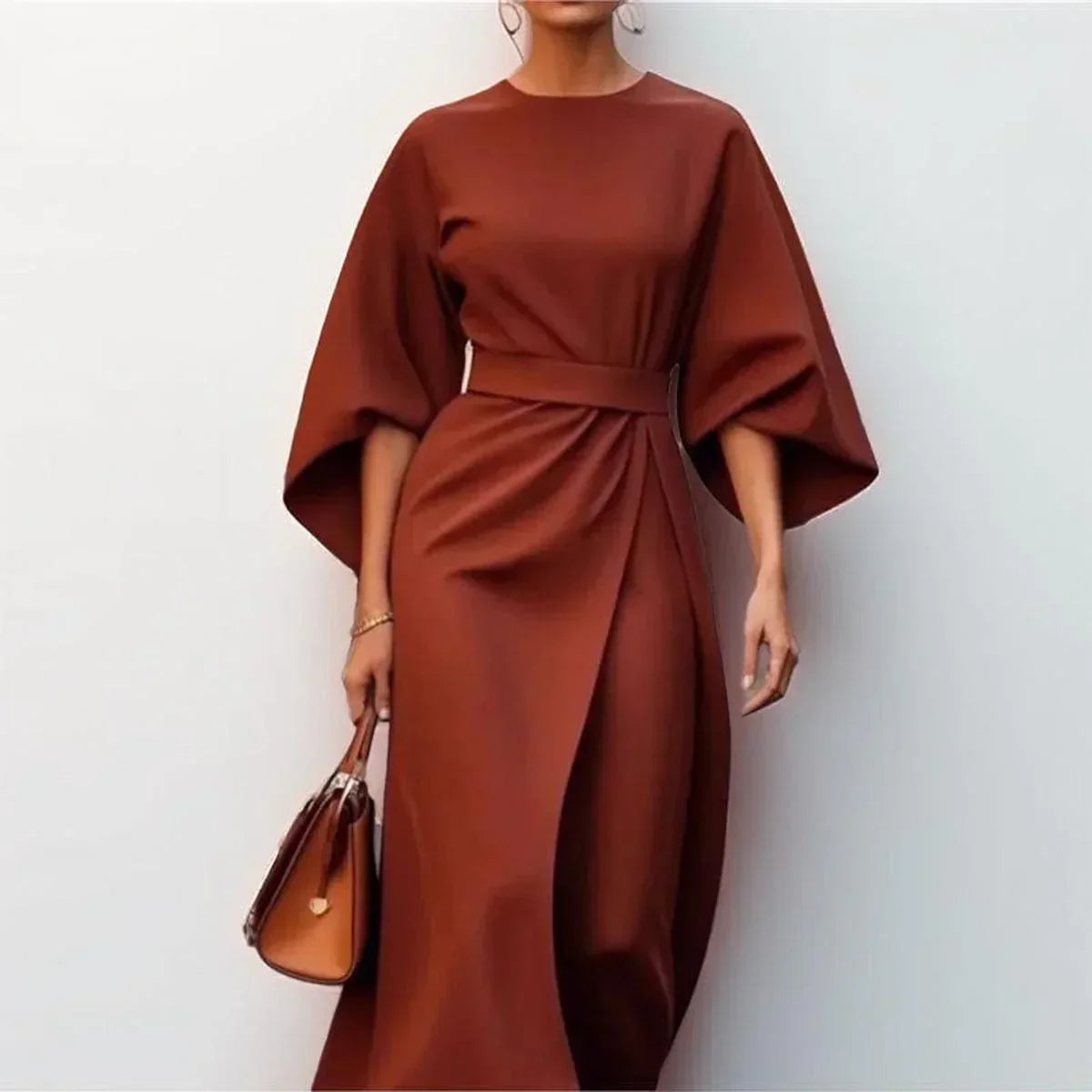 M&H | Belted Maxi Dress