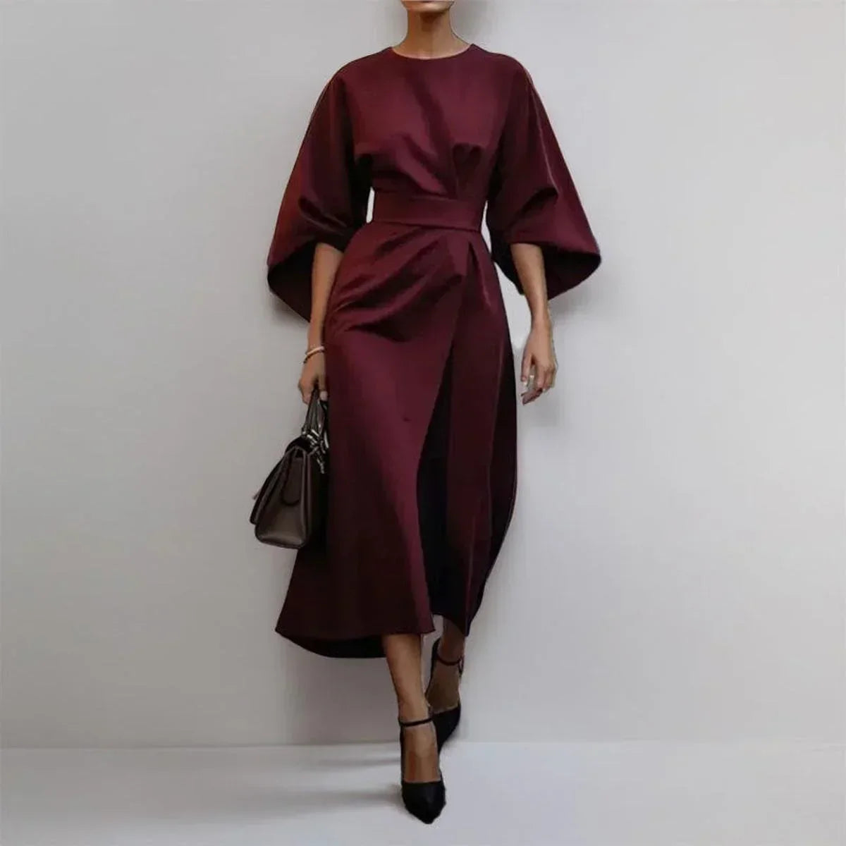 M&H | Belted Maxi Dress