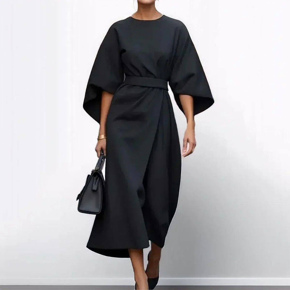 M&H | Belted Maxi Dress