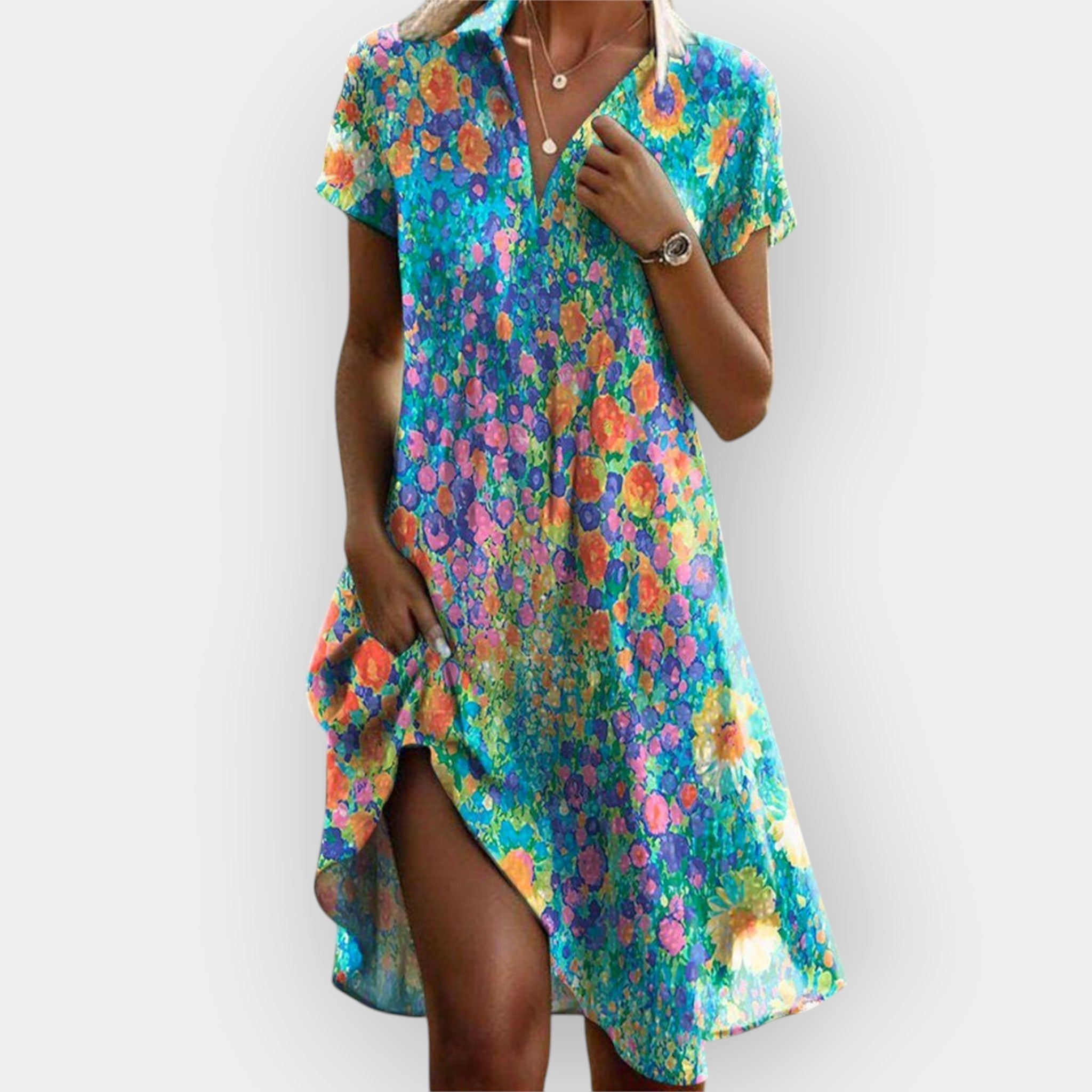 Maya | Boho Summer Dress — Soft Breathable Fabric
