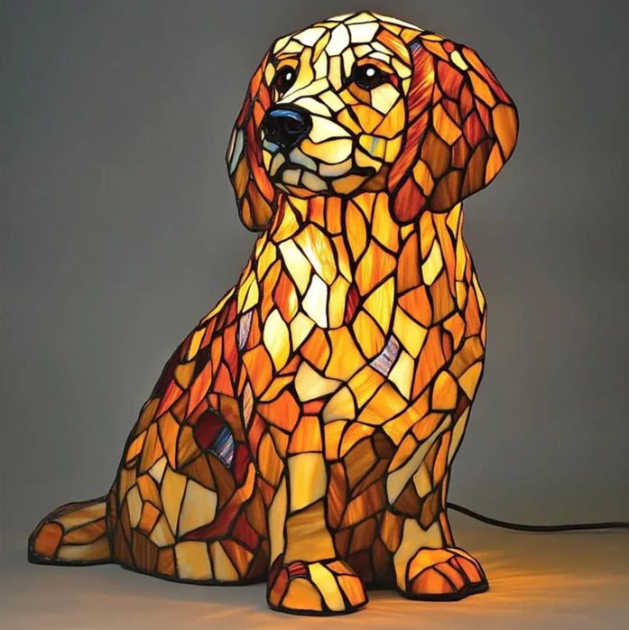 Elmont | Golden Retriever Lamp