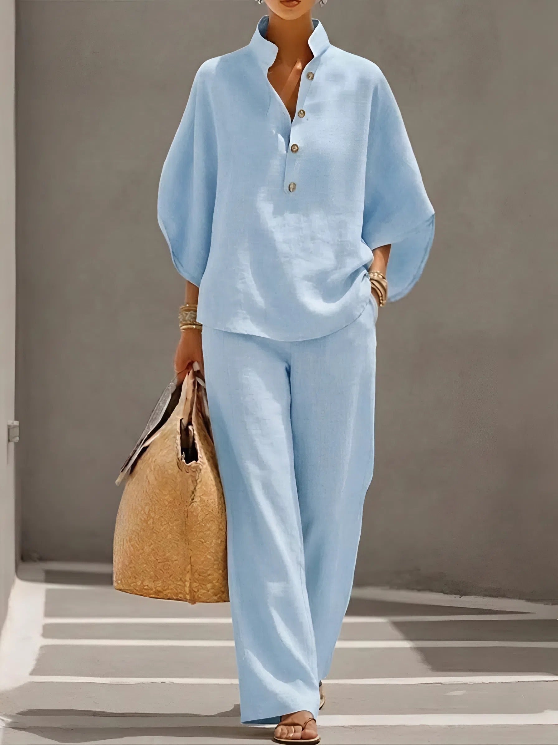 M&H | Cotton-Linen Two-Piece Set