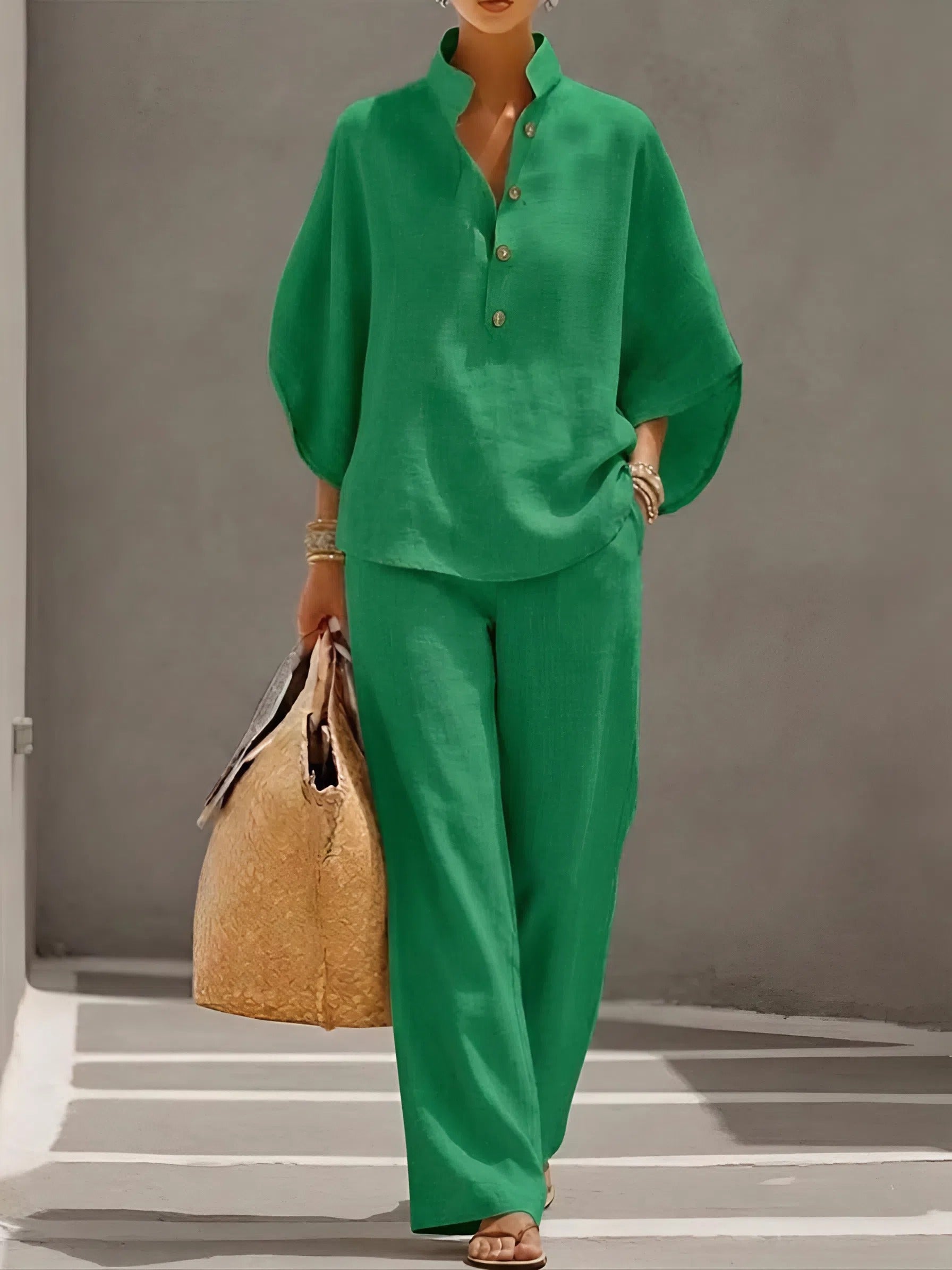 M&H | Cotton-Linen Two-Piece Set