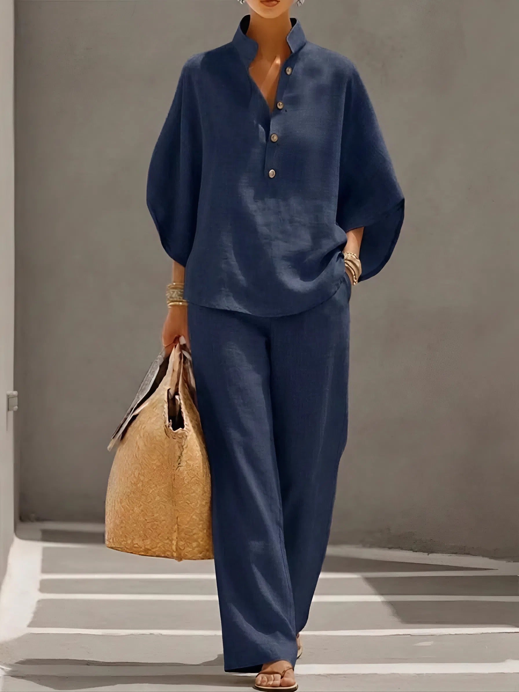 M&H | Cotton-Linen Two-Piece Set