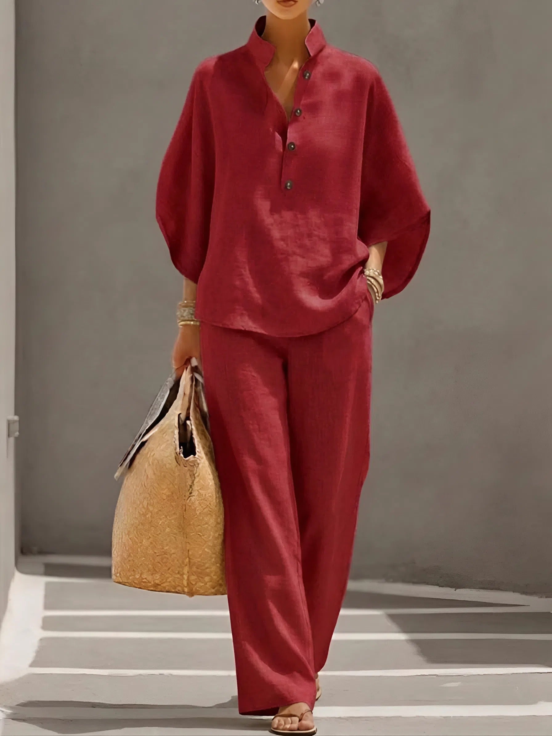 M&H | Cotton-Linen Two-Piece Set