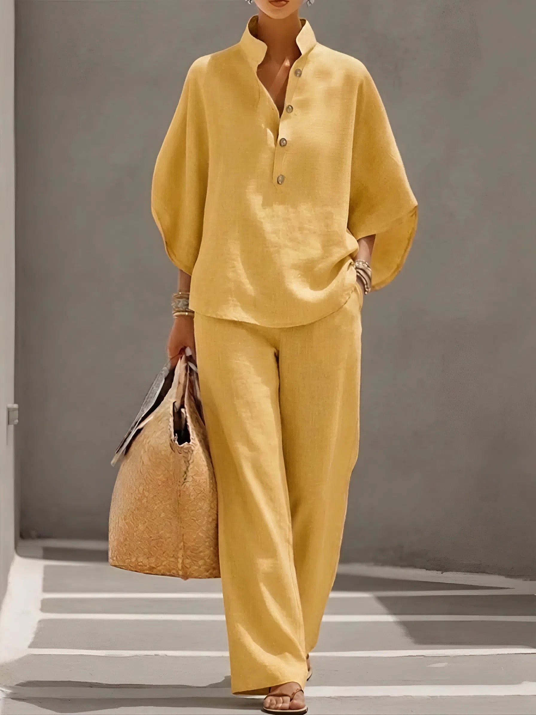 M&H | Cotton-Linen Two-Piece Set