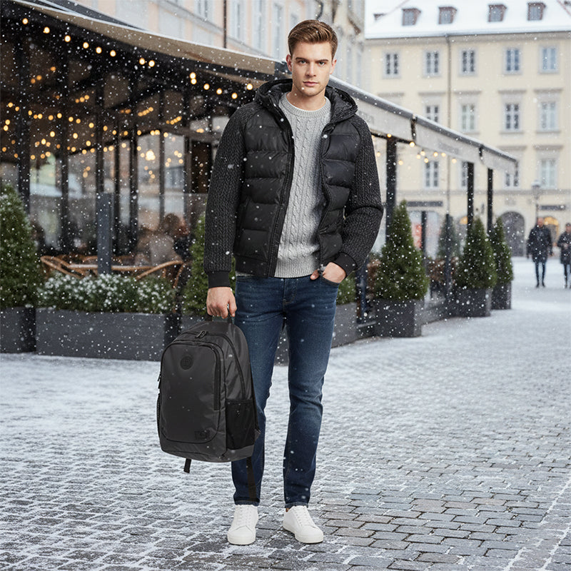 Elmont | Padded Windproof Hooded Jacket