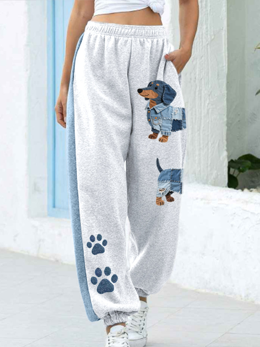 Elmont | Women's Dachshund Print Sweatpants
