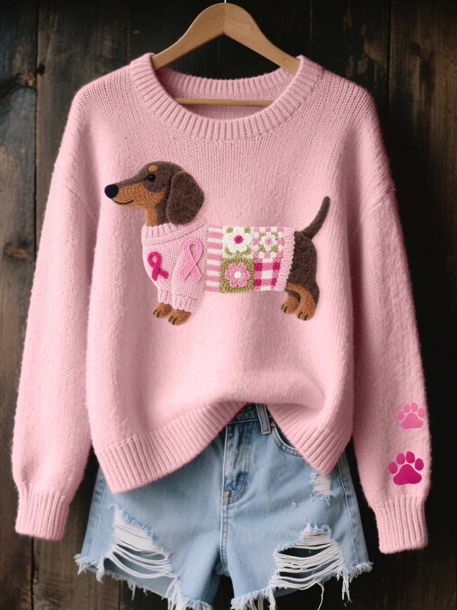 Elmont | Dachshund Knit Sweater