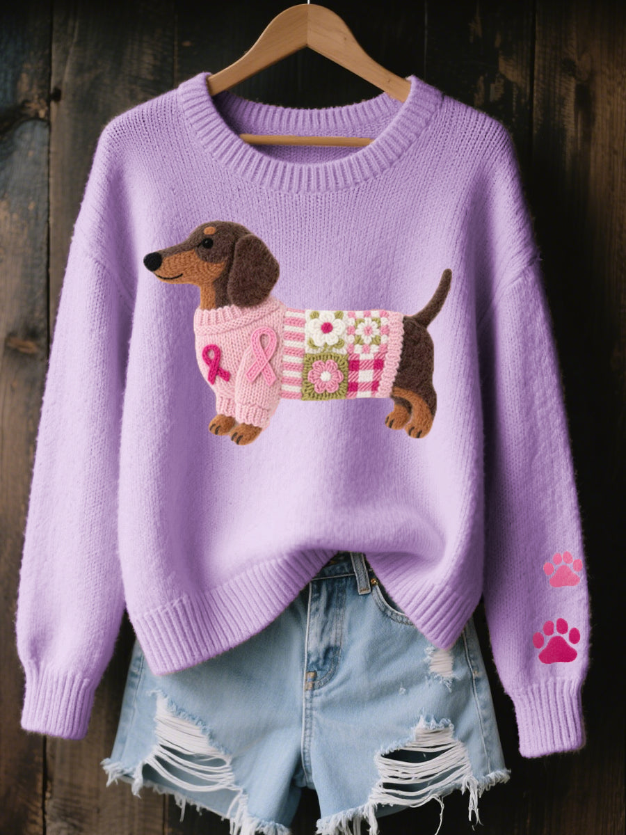Elmont | Dachshund Knit Sweater