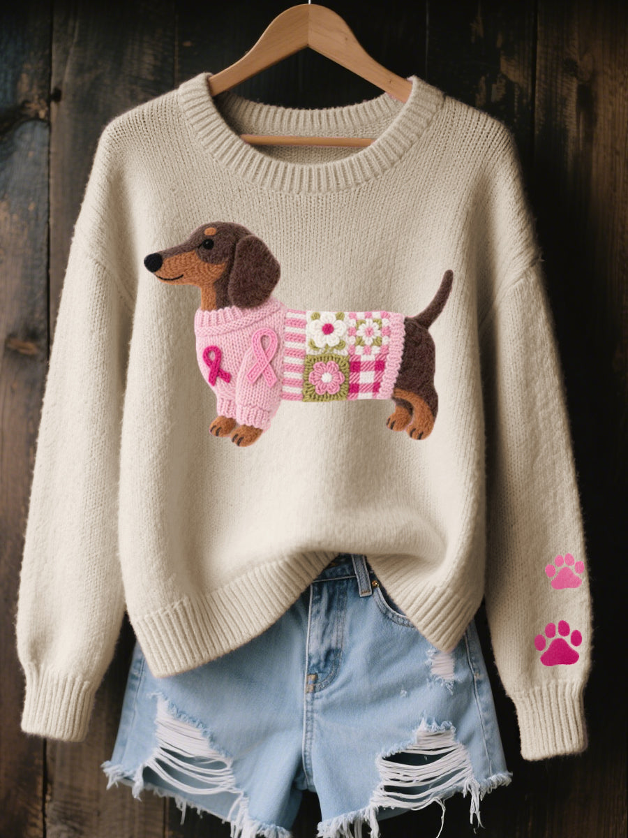 Elmont | Dachshund Knit Sweater