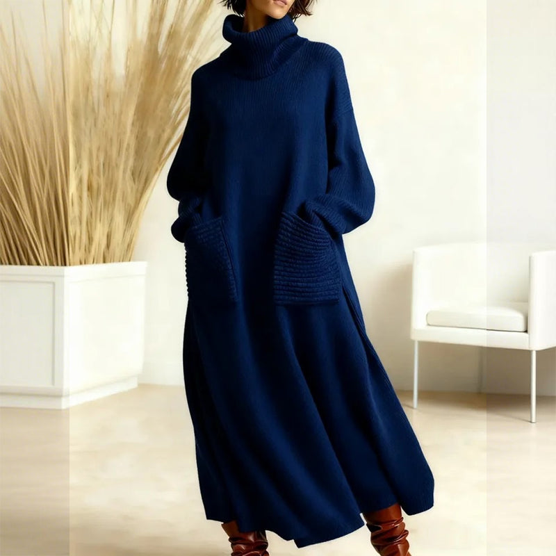M&H | Turtleneck Sweater Dress