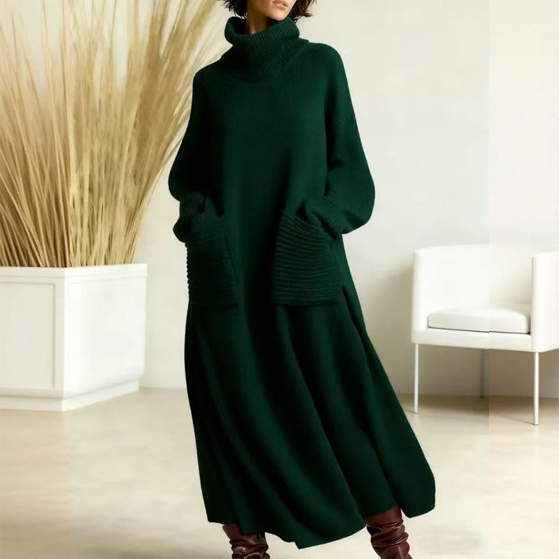M&H | Turtleneck Sweater Dress