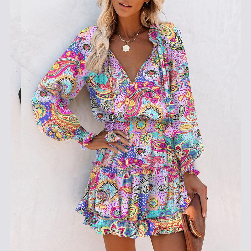 M&H | Smocked Empire Waist Mini Dress