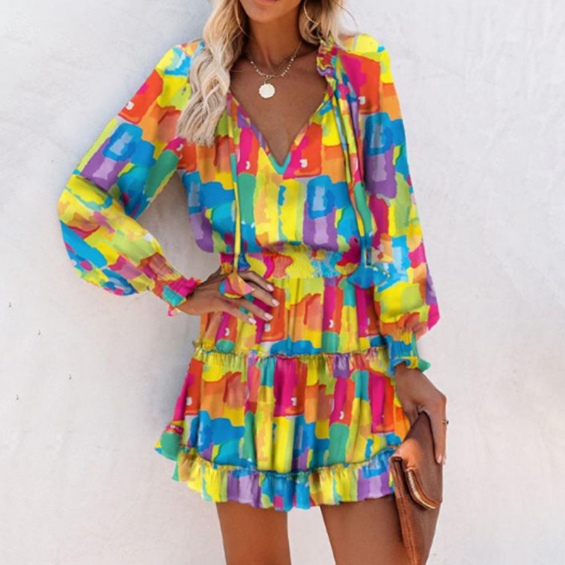 M&H | Smocked Empire Waist Mini Dress
