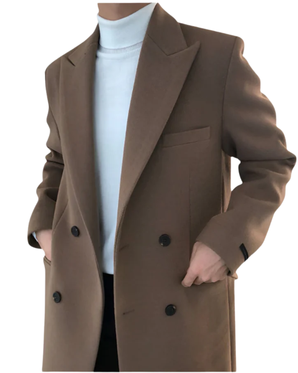Elmont | Men's Double-Breasted Wool-Blend Coat