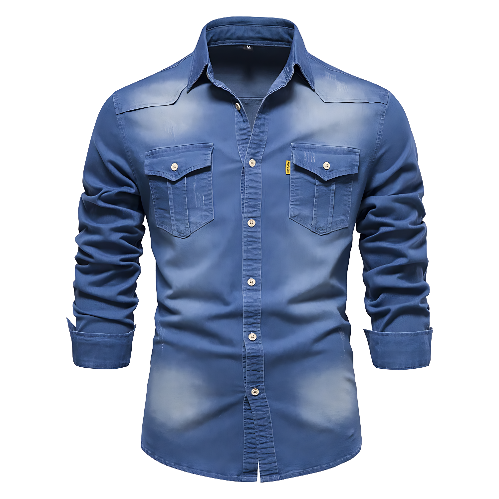 Elmont | Men's Cotton Denim Shirt